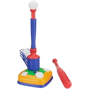 Franklin Sports Super Star Batter 2-in-1 Kids Teeball Tee + Pitching Machine