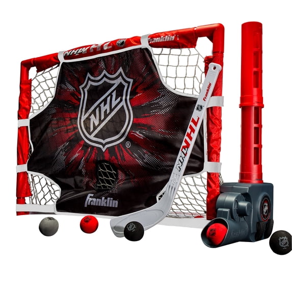 Franklin Sports Mini Hockey Automatic Passer, Goal & Target Set