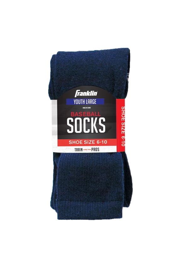 Large Baseball Socks, Navy