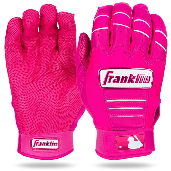 Franklin Sports MLB CFX Pro Batting Gloves, Pink, Youth Medium