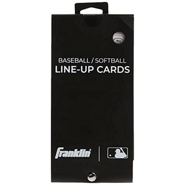 Franklin Sports MLB Baseball .. + Softball Lineup Cards .. 25 Game