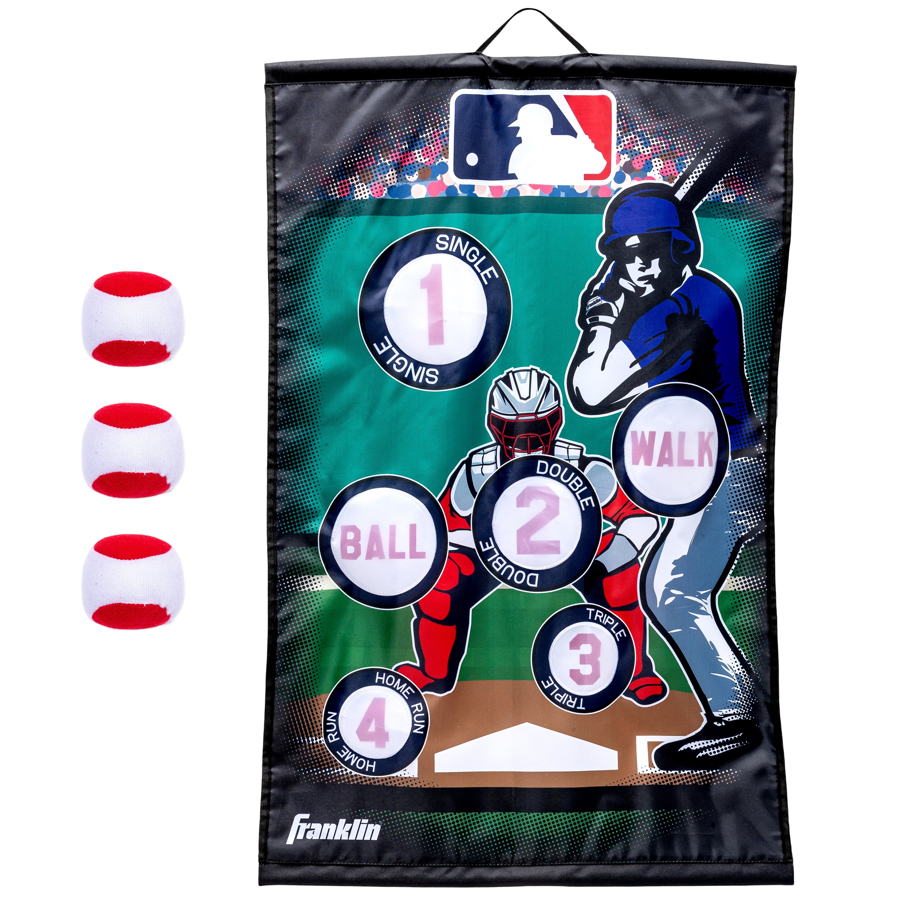 Franklin Sports MLB Baseball Target Toss Game Kids Over the Door Mini