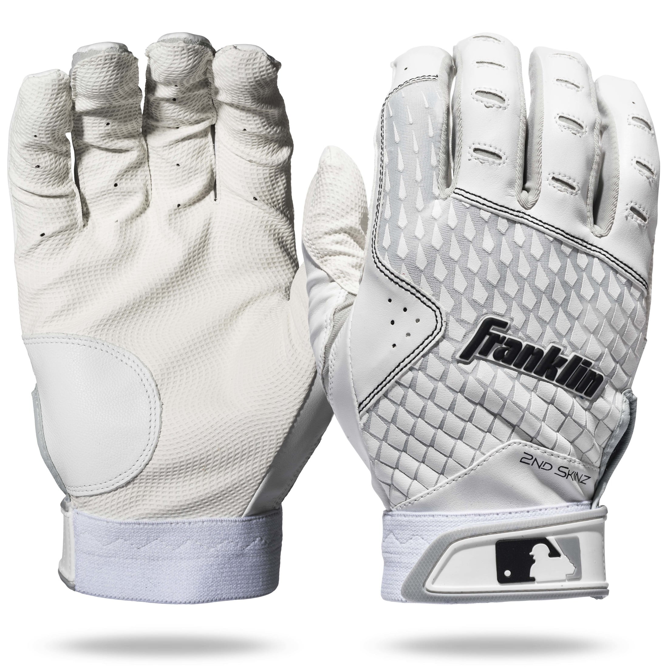 Gants De Frappe Baseball Femme Franklin Fast Pitch 2nd Skinz – Noir/rose, S, Neuve