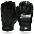 thumbnail image 1 of Franklin Sports MLB Batting Gloves - CFX Pro Chrome Adult + Youth Batting Gloves Pair - Baseball + Softball Batting Gloves - Black - Adult Large, 1 of 8