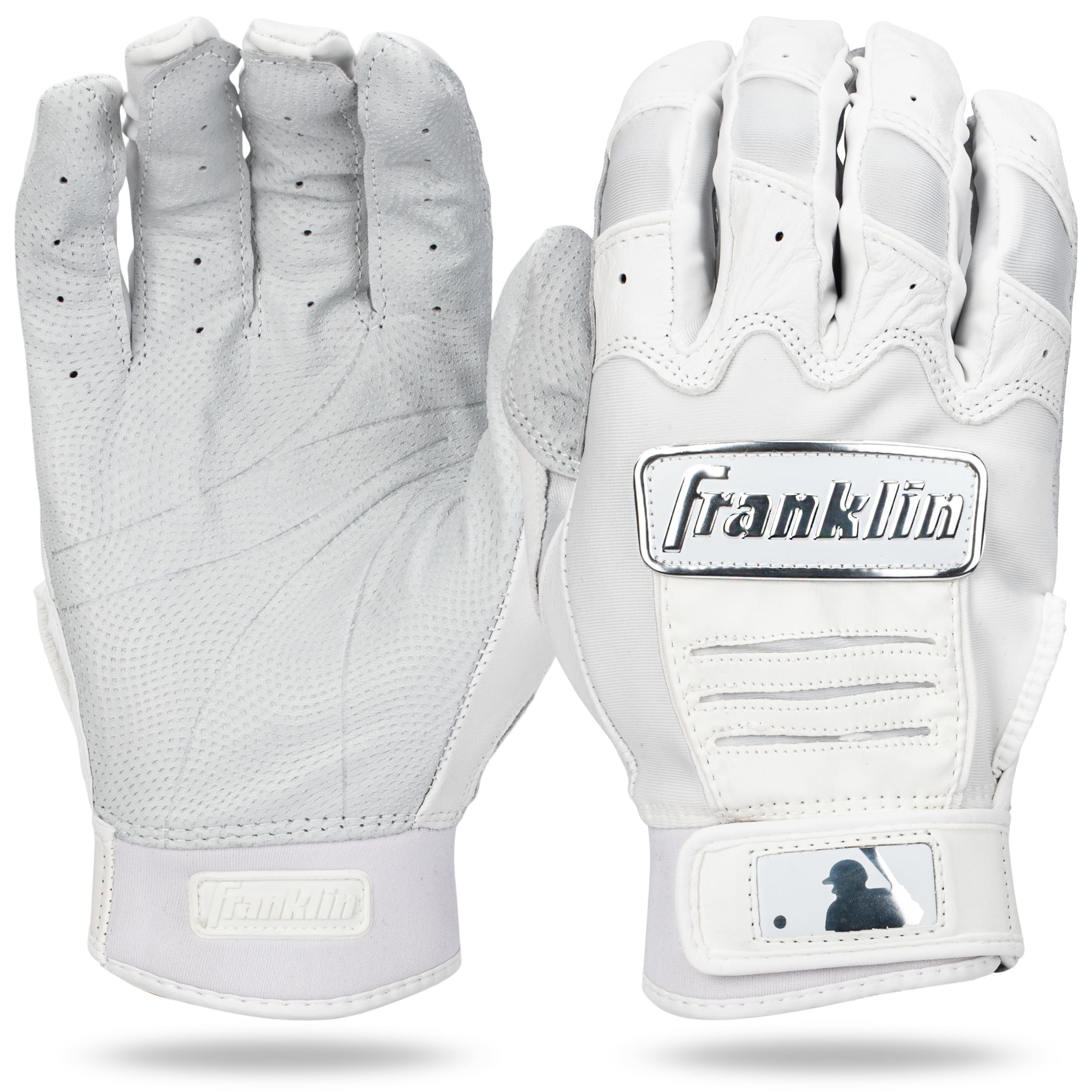 Franklin Sports MLB Batting Gloves - CFX Pro Chrome Adult + Youth Batting Gloves Pair - Baseball
