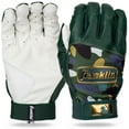 thumbnail image 1 of Franklin Sports MLB Batting Gloves - Digitek Camo Baseball + Softball Batting Gloves - Premium Leather Baseball Batting Gloves - Batting Glove Pair - Forest Green + Gold Camo - Adult Medium, 1 of 7