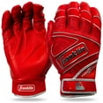 thumbnail image 1 of Franklin Sports MLB Batting Gloves - Powerstrap Chrome Adult Men's + Youth Batting Gloves Pair - Baseball + Softball Gear - Red - Adult Extra Large, 1 of 8