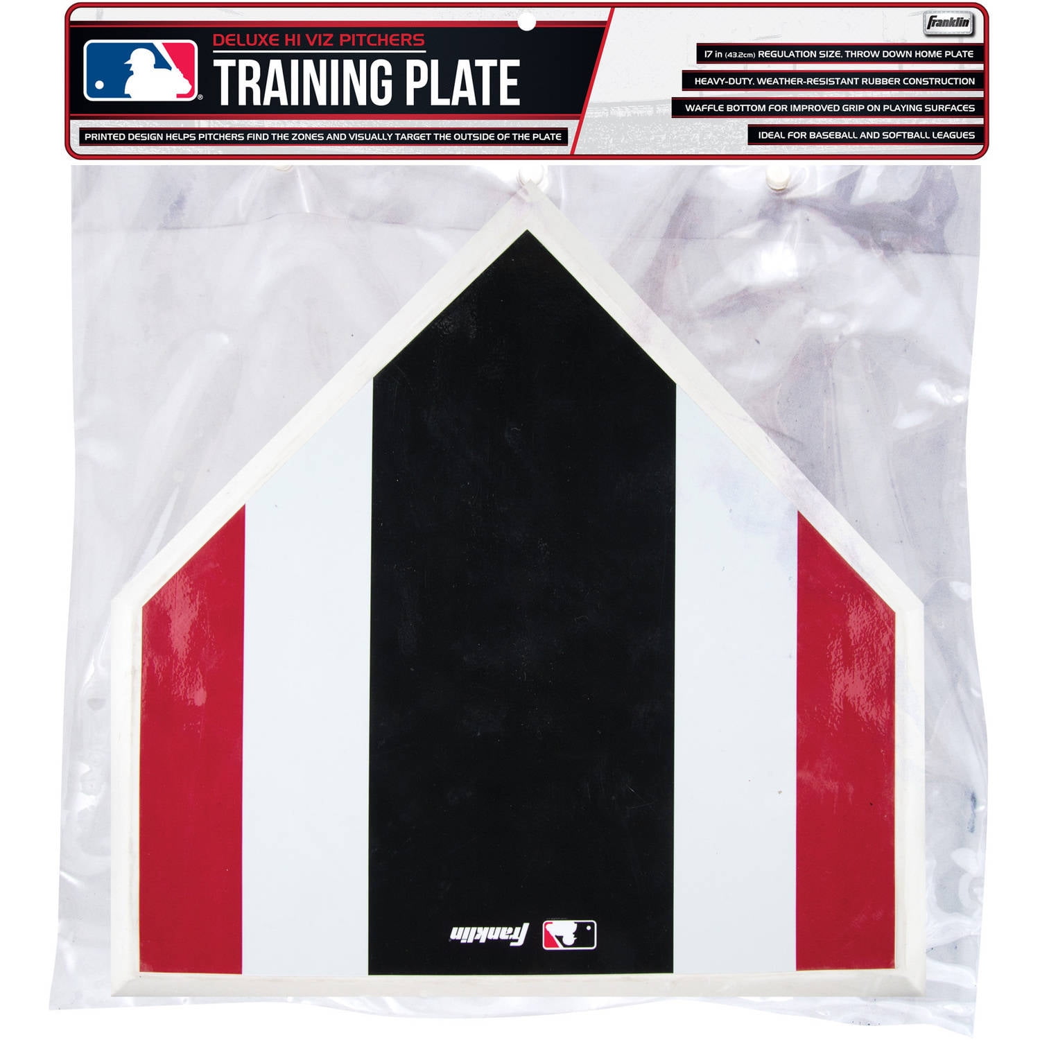 Franklin Sports MLB Deluxe Hi Viz 17" Pitchers Training Plate