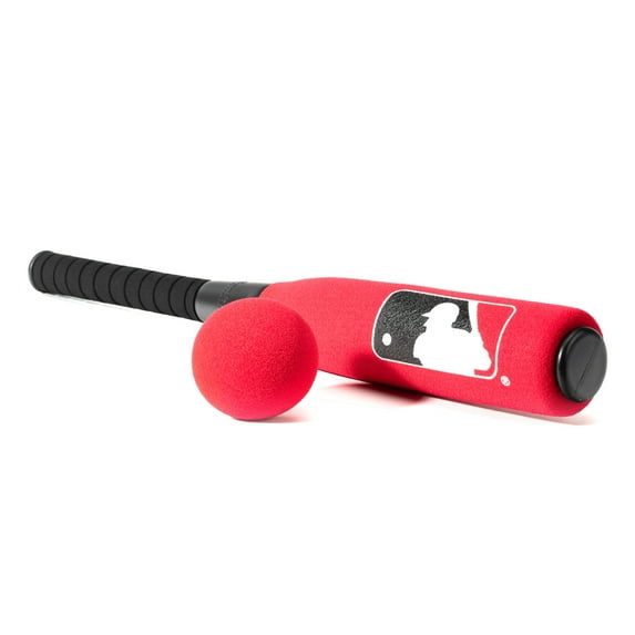 Franklin Sports MLB Kids Foam Baseball Bat + Ball Set - Jumbo Bat + Foam Ball - Assorted Colors - 24"