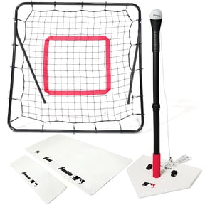 Franklin Sports MLB Teeball Starter Set with Tee, Bases + Rebounder Net