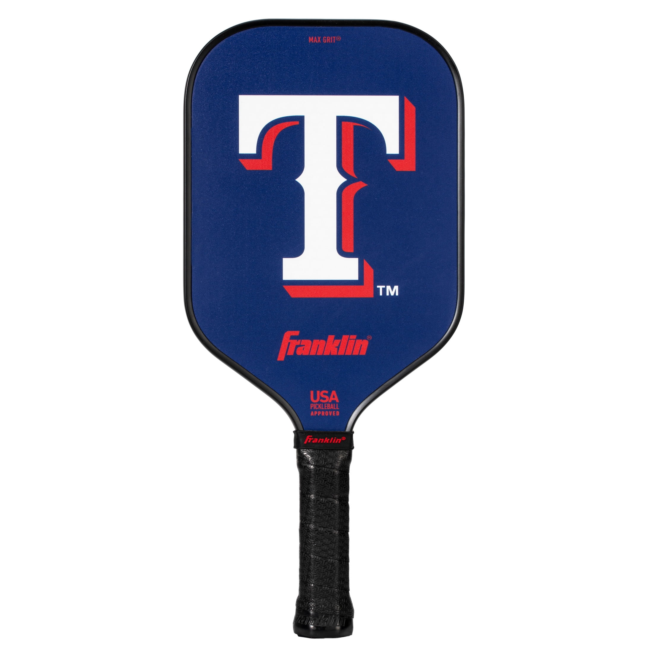 Franklin Sports MLB Texas Rangers Pickleball Paddle - Official MLB Team Pickleball Paddles - USAP (USAPA) Approved Premium Quality Pickleball Paddles - Authentic Team Logos + Colors