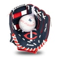 thumbnail image 1 of Franklin Sports MLB Youth Tee ball Glove and Ball Set - Kids Minnesota Twins Baseball and Tee ball Glove and Ball - Perfect First Kids Glove - 9.5", 1 of 8