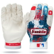 Franklin Sports MLB Youth Teeball Batting Gloves - Grow to Pro - Red/White/Blue - Youth XX Small