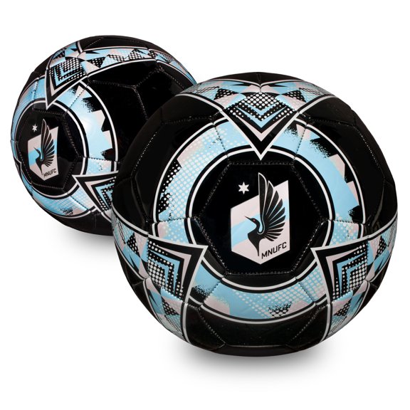 Franklin Sports MLS Minnesota United FC Soccer Ball - Official Size 5 Soccer Ball - Regulation Size + Weight Soccer Ball for Kids + Adults - Boys + Girls Soccer Ball - Air Pump Included