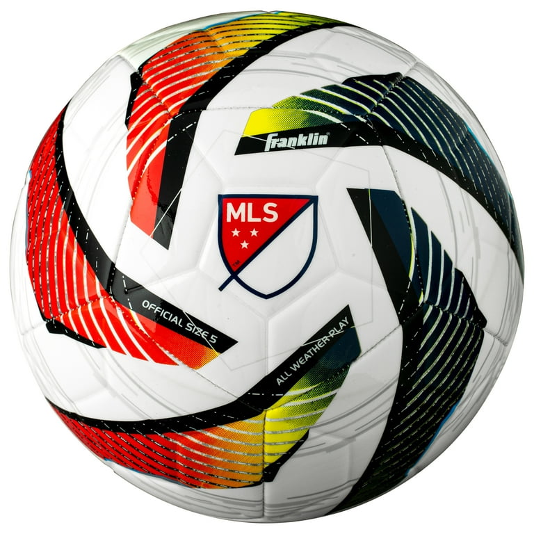 Franklin Sports MLS Tornado Soccer Ball, Official Size 5, Soft