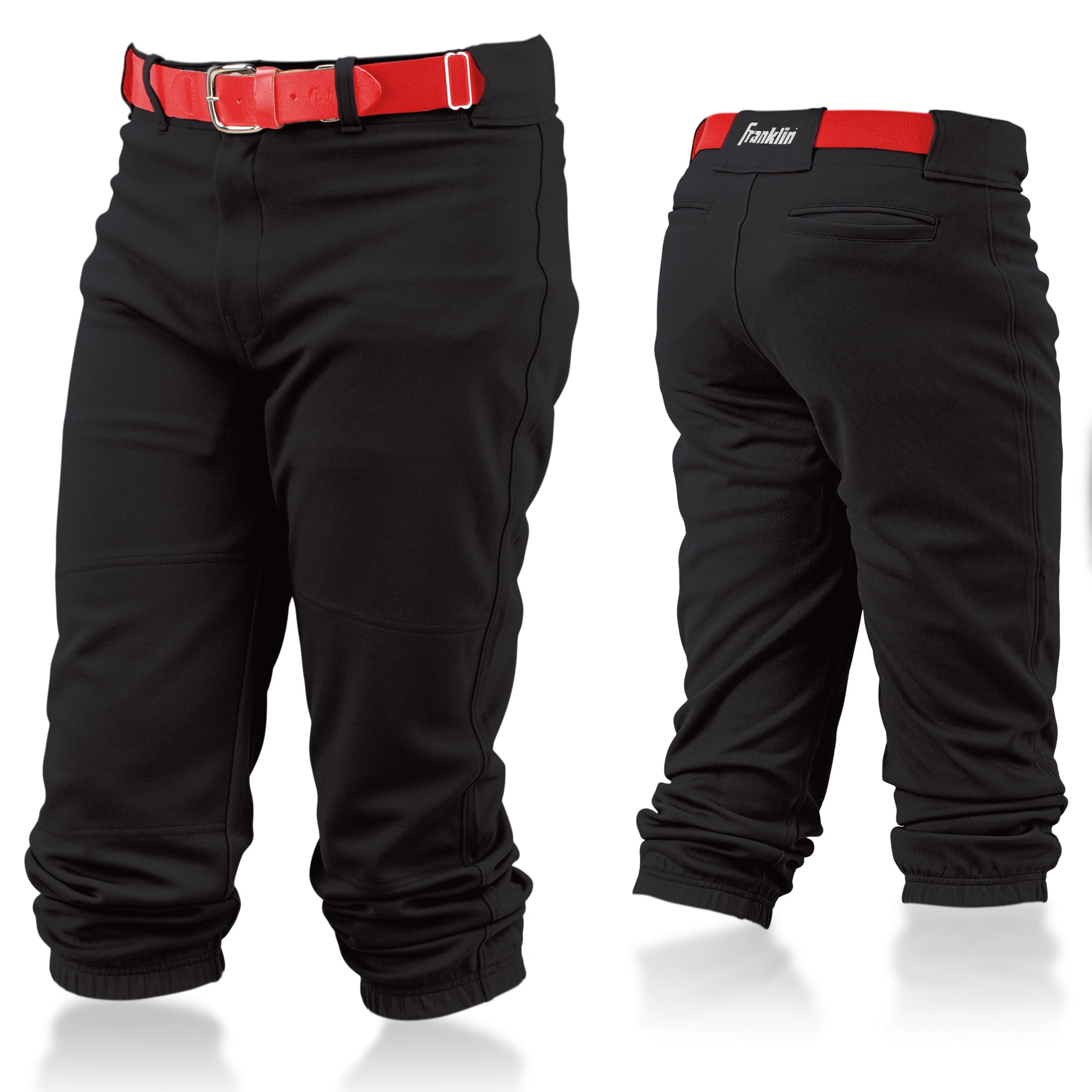 Franklin Sports Male Youth Knicker Baseball Pants, Black