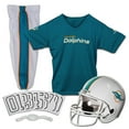 thumbnail image 1 of Franklin Sports Miami Dolphins Kids NFL Uniform Set - Youth NFL Team Jersey, Helmet, Pants + Apparel Costume - Official NFL Gear -Youth Small, 1 of 8