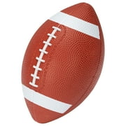 Franklin Sports Mini Rubber Brown Football - Youth Size - 10"
