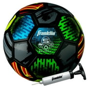 Franklin Sports Mystic Soccer Ball, Official Size 5, Soft Cover, Air Pump Included - Multi-Color