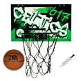 thumbnail image 1 of Franklin Sports NBA Boston Celtics Over the Door Basketball Hoop - Kids Indoor Basketball Hoop with Mini Basketball - NBA Fan Shop Mini Hoop for Bedroom + Office - Over the Door Mini Hoop Set, 1 of 13