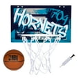 thumbnail image 1 of Franklin Sports NBA Charlotte Hornets Over the Door Basketball Hoop - Kids Indoor Basketball Hoop with Mini Basketball - NBA Fan Shop Mini Hoop for Bedroom + Office - Over the Door Mini Hoop Set, 1 of 13