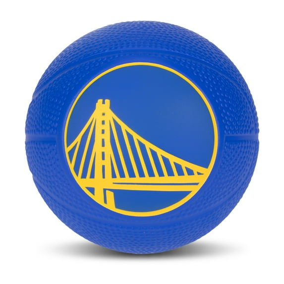 Franklin Sports NBA Golden State Warriors Mini Foam Basketball - Kids 5.5" Inch Toy Basketball for Over the Door + Mini Indoor Basketball Hoops - NBA Fan Shop Soft Foam Indoor Kids Basketballs