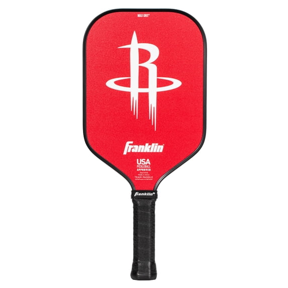 Franklin Sports NBA Houston Rockets Pickleball Paddle - Official NBA Team Pickleball Paddles - USAP (USAPA) Approved Premium Quality Pickleball Paddles - Authentic Team Logos + Colors