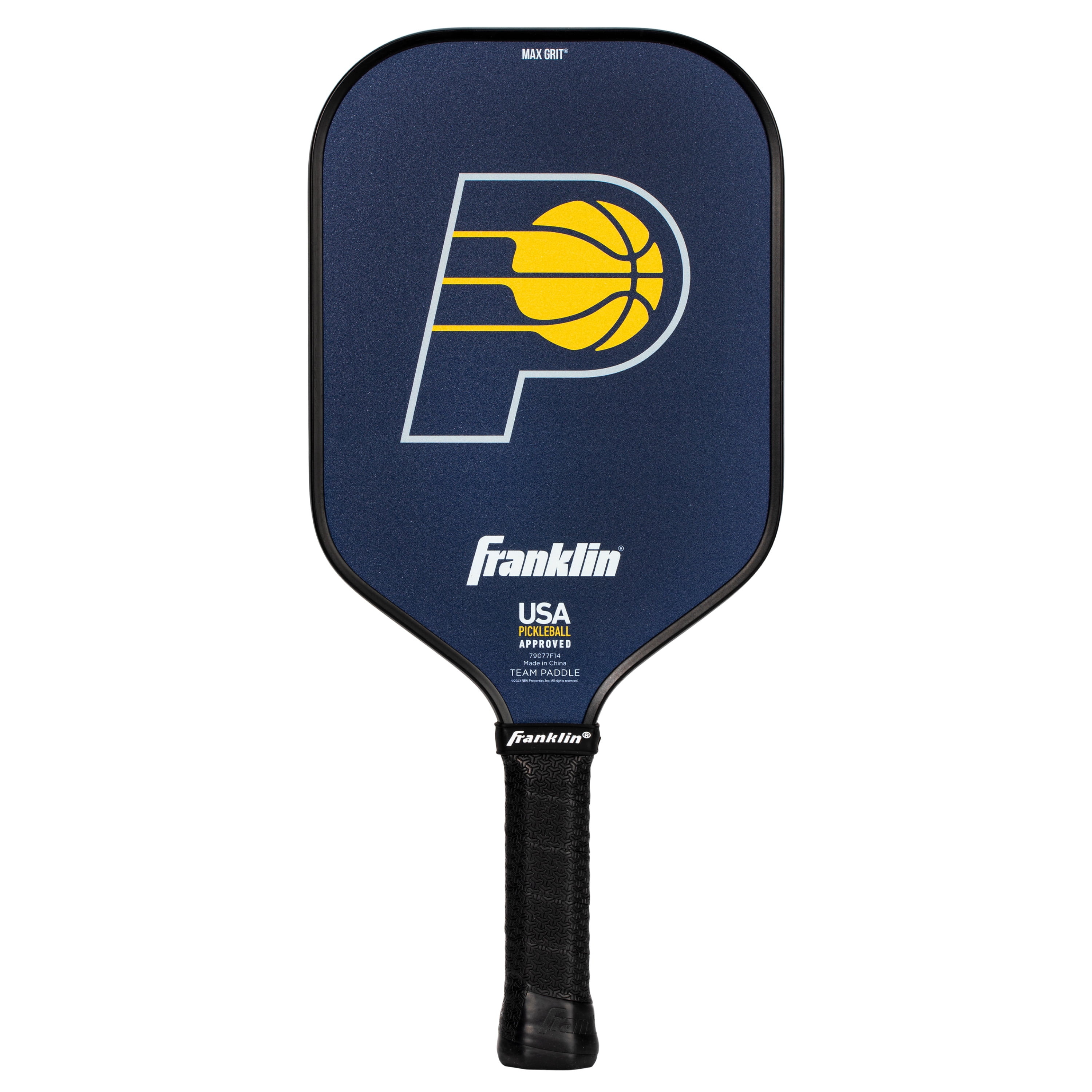 Franklin Sports NBA Indiana Pacers Pickleball Paddle - Official NBA Team Pickleball Paddles - USAP (USAPA) Approved Premium Quality Pickleball Paddles - Authentic Team Logos + Colors