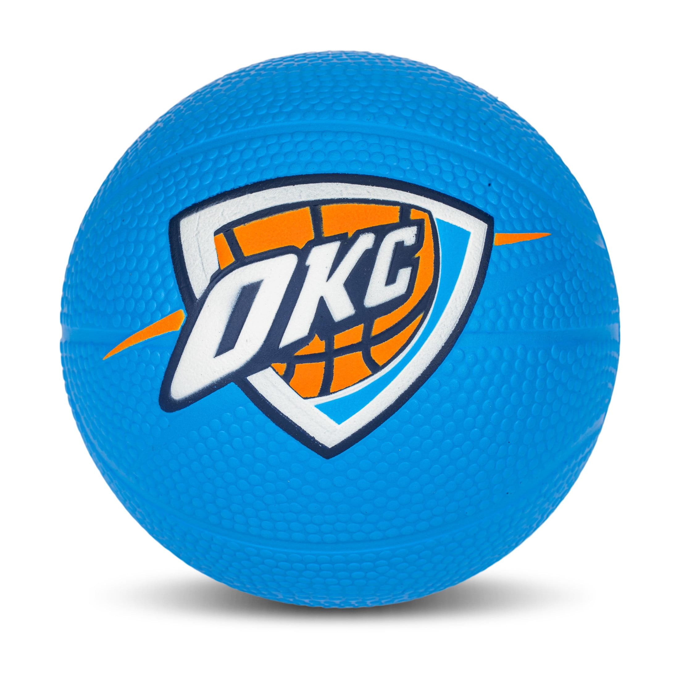 Franklin Sports NBA Oklahoma City Thunder Mini Foam Basketball - Kids 5.5" Inch Toy Basketball for Over the Door + Mini Indoor Basketball Hoops - NBA Fan Shop Soft Foam Indoor Kids Basketballs