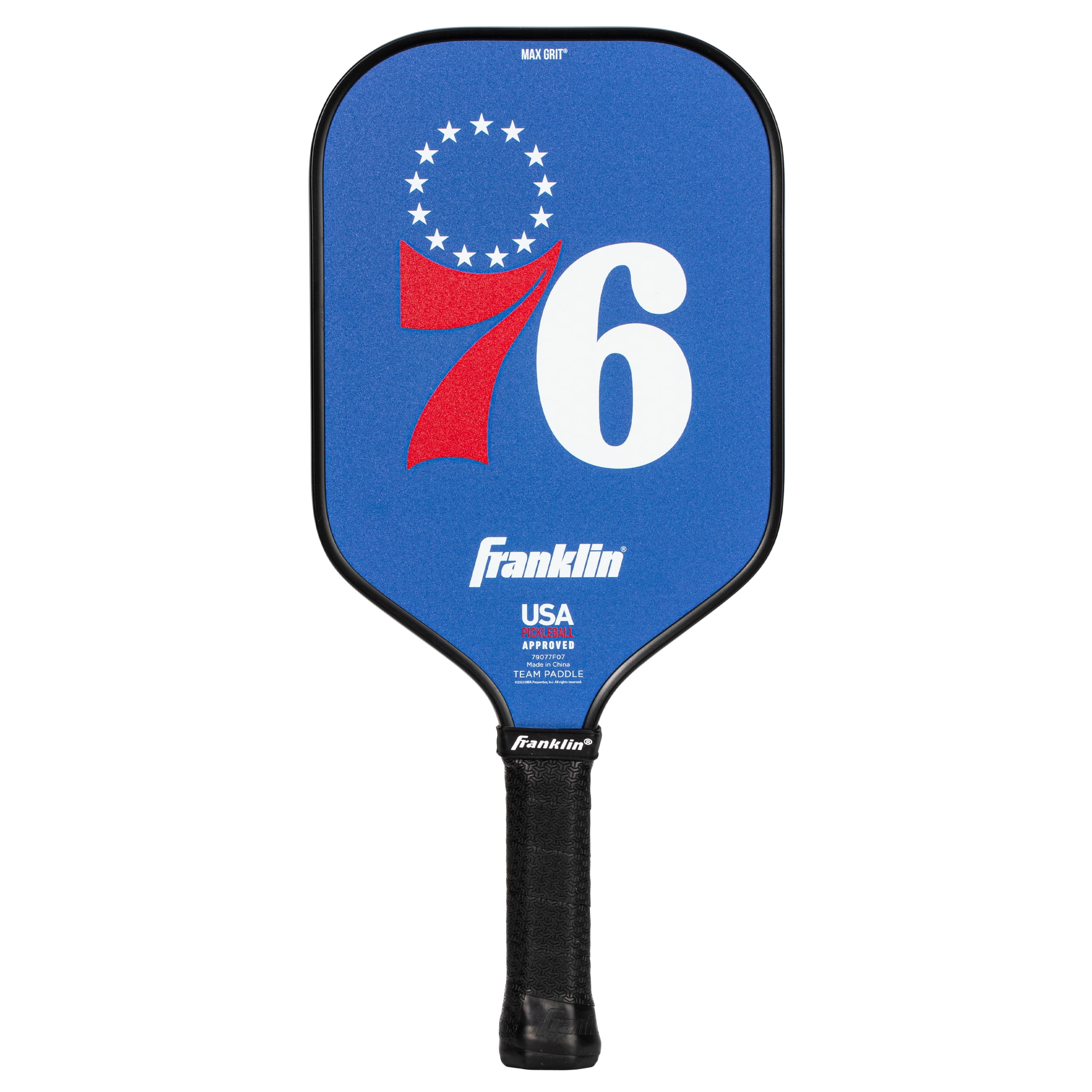 Franklin Sports NBA Philadelphia 76ers Pickleball Paddle - Official NBA Team Pickleball Paddles - USAP (USAPA) Approved Premium Quality Pickleball Paddles - Authentic Team Logos + Colors