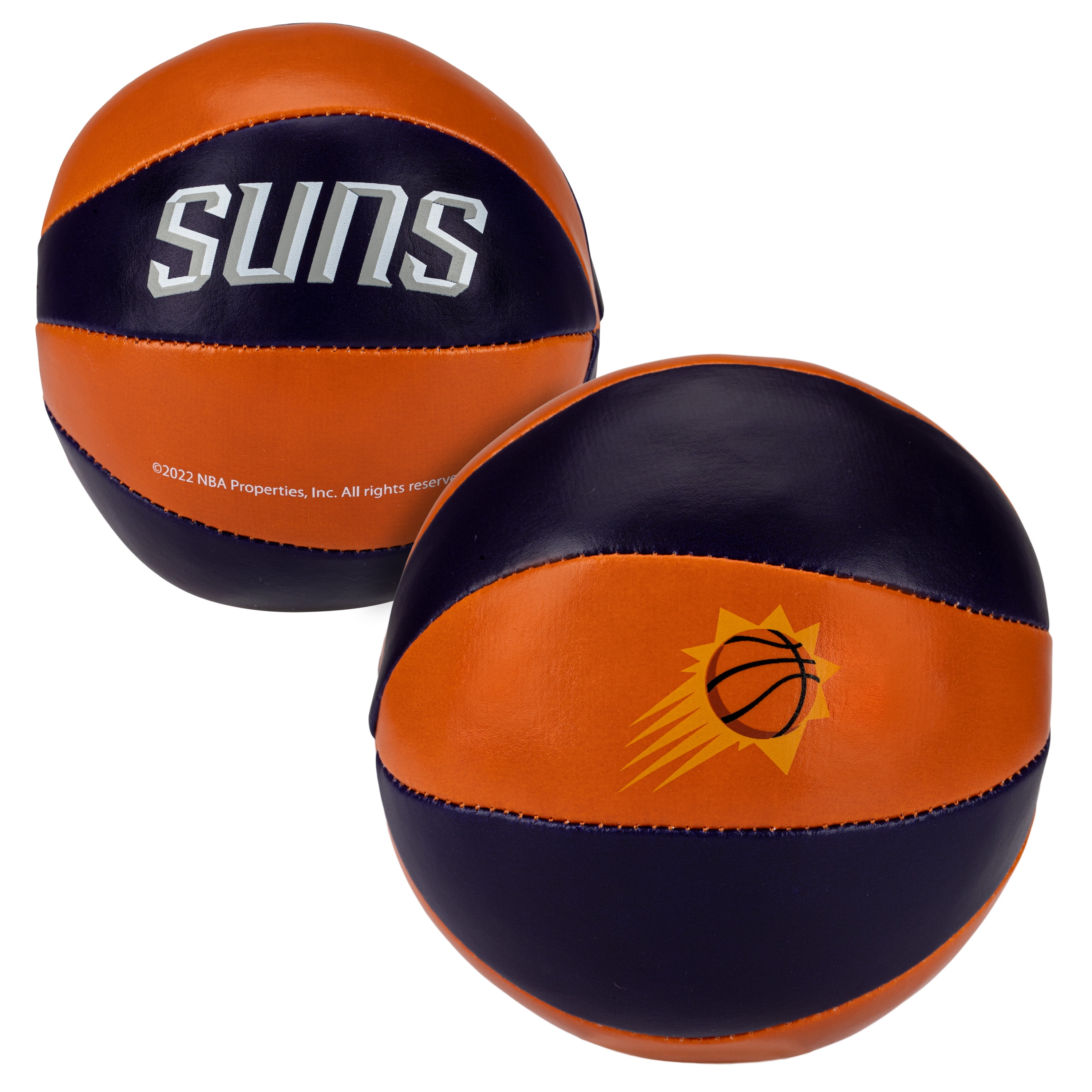 Franklin Sports NBA Phoenix Suns Toy Basketballs - 2 Pack of Kids