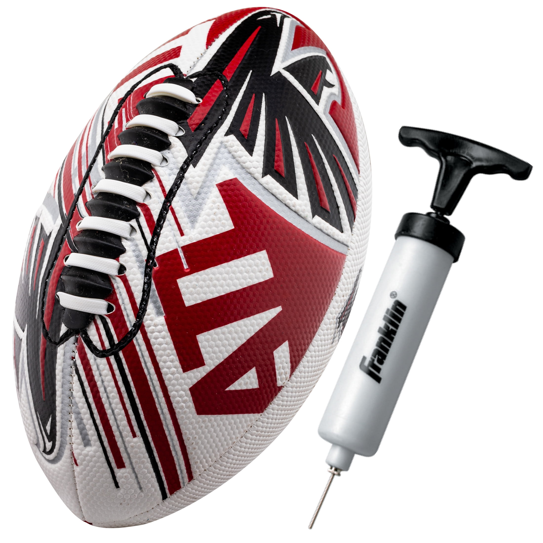 NFL Atlanta Falcons Football - Youth Mini Football - 8.5" Football- SPACELACE Easy Grip Texture- Perfect for Kids !