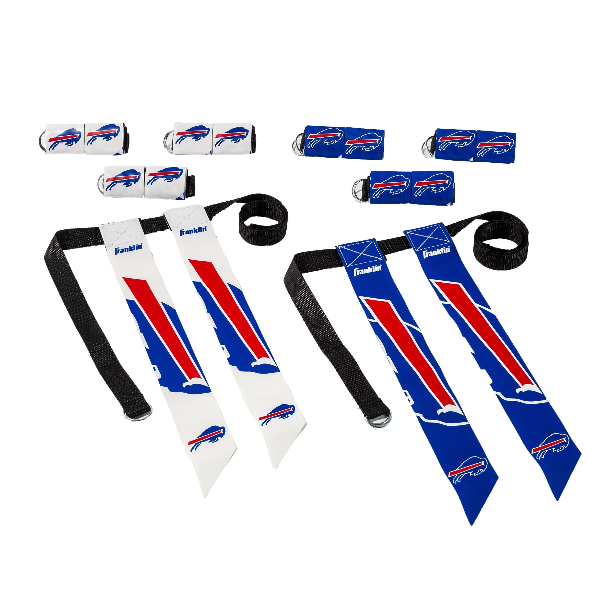 Franklin Sports NFL Buffalo Bills Youth Flag Football Set