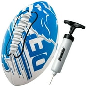 NFL Detroit Lions Football - Youth Mini Football - 8.5" Football- SPACELACE Easy Grip Texture- Perfect for Kids !