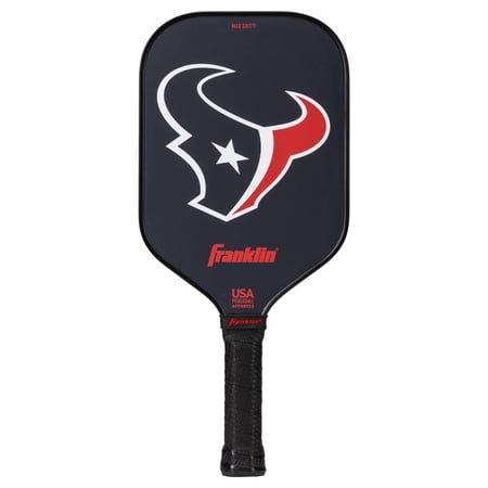 Franklin Sports NFL Houston Texans Pickleball Paddle - Official NFL Team Pickleball Paddles - USAP (USAPA) Approved Premium Quality Pickleball Paddles - Authentic Team Logos + Colors