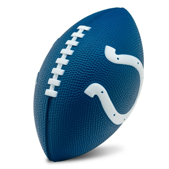 Franklin Sports NFL Indianapolis Colts Football - Kids Foam Football - Soft Football - Mini Size - Perfect for Gameday - 8.5" 3D logos!