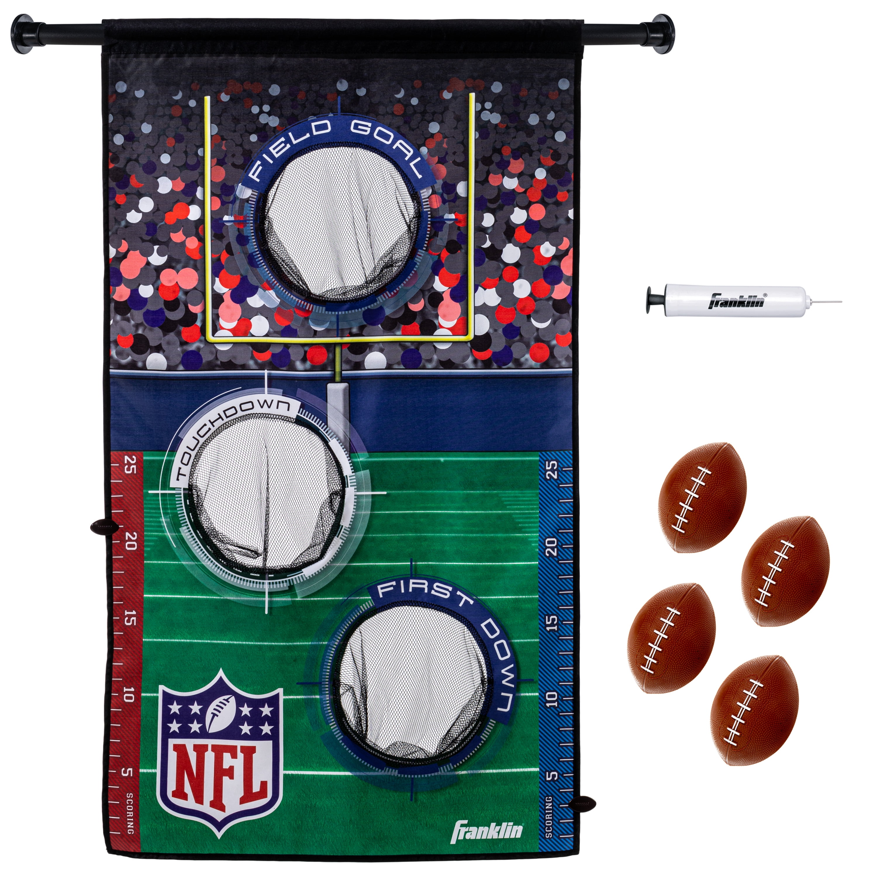 Franklin Sports NFL Mini Football Toss Target Game