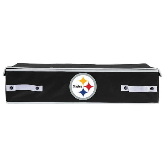 Franklin Sports NFL Pittsburgh Steelers Under The Bed Storage Bins - Large