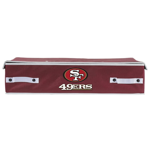 Franklin Sports NFL San Francisco 49Ers Under The Bed Storage Bins - Large