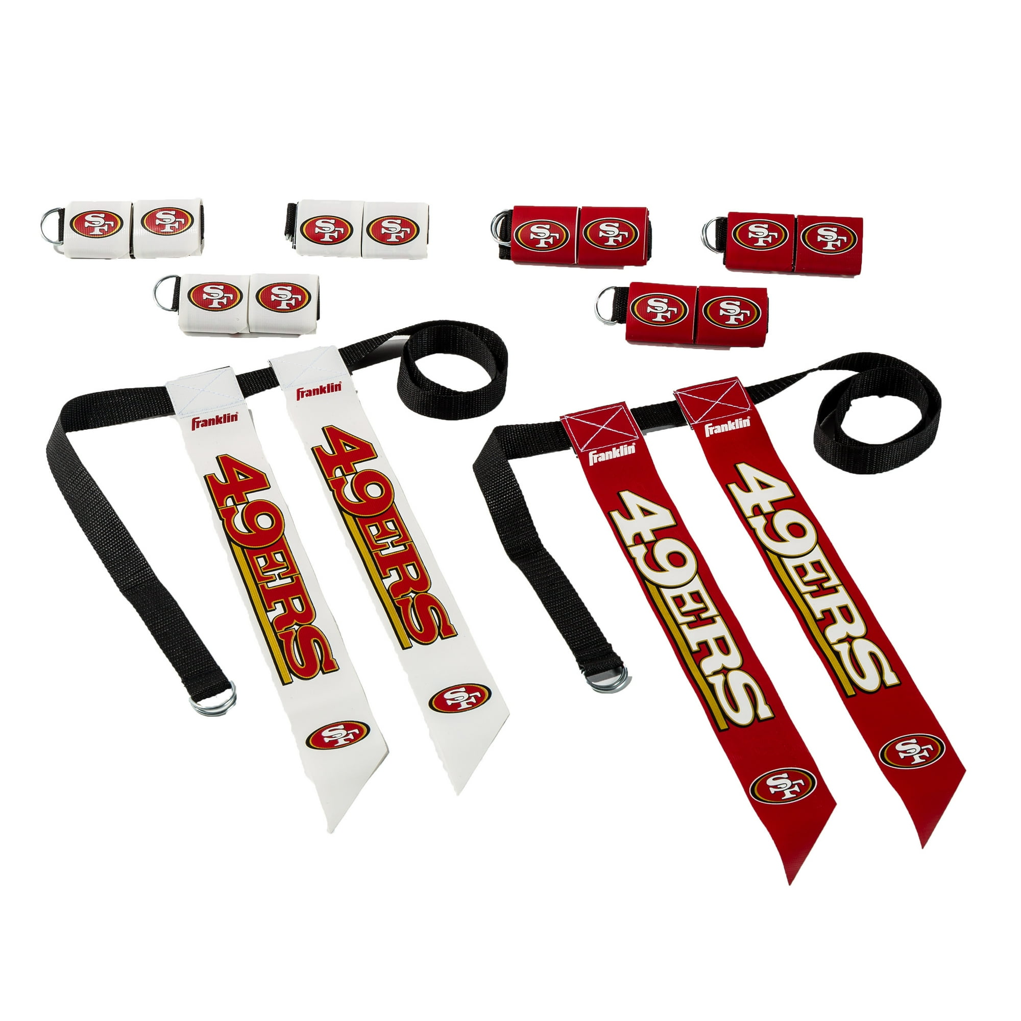 Franklin Sports NFL San Francisco 49Ers Youth Flag Football Set 