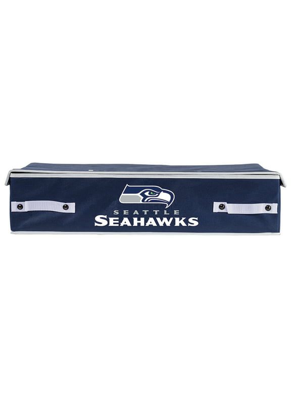 Franklin Sports NFL Seattle Seahawks Under The Bed Storage Bins - Large