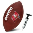 thumbnail image 1 of Franklin Sports NFL Tampa Bay Buccaneers Football - Youth Junior Size Football for Kids - Official NFL Team Logo + Colors Youth Football - Kids NFL Fan Shop Football, 1 of 13
