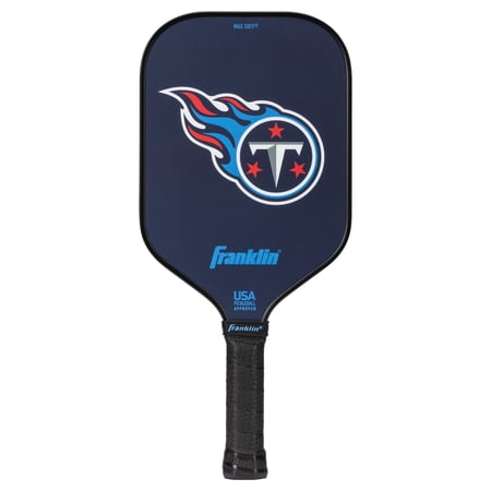 Franklin Sports NFL Tennessee Titans Pickleball Paddle - Official NFL Team Pickleball Paddles - USAP (USAPA) Approved Premium Quality Pickleball Paddles - Authentic Team Logos + Colors