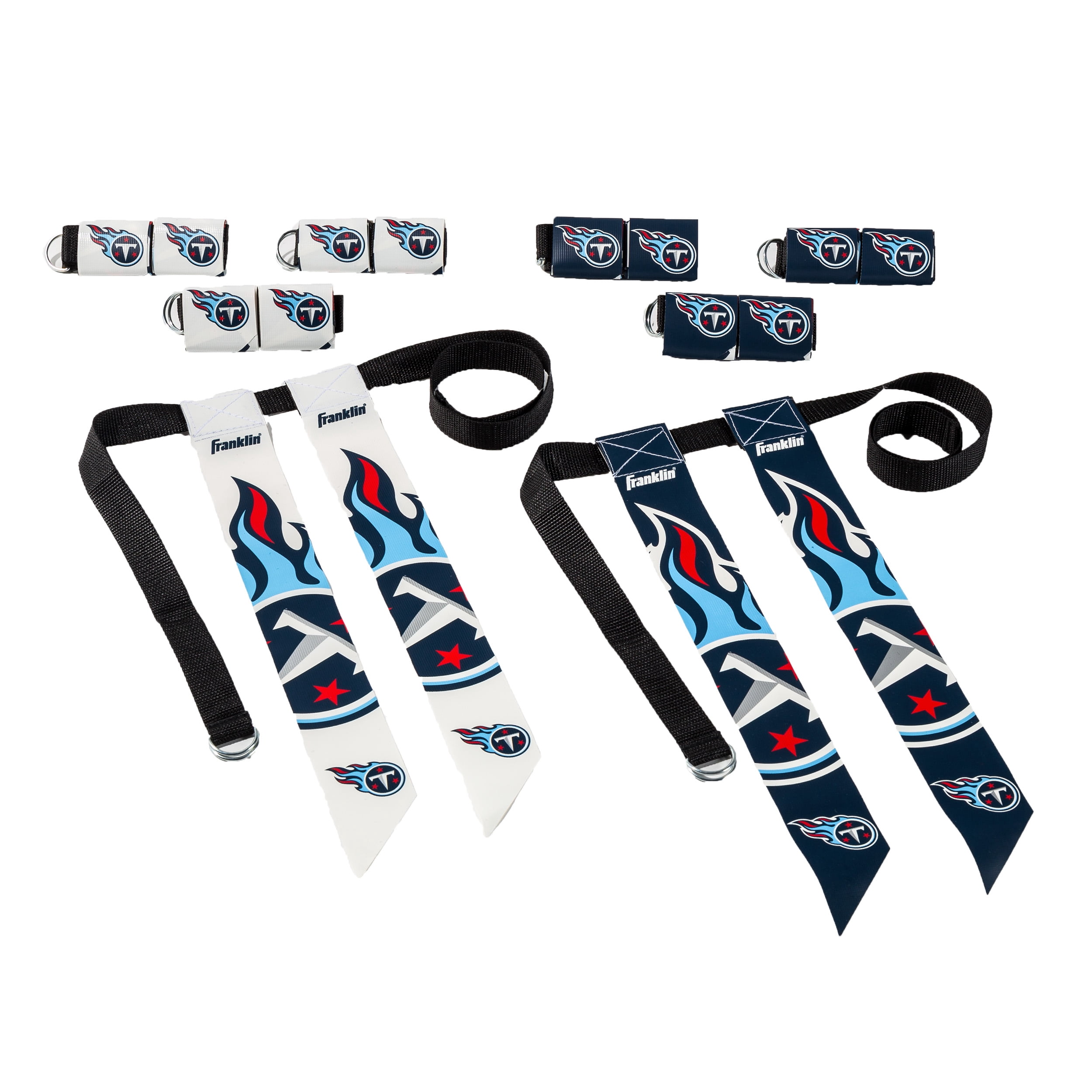 Franklin Sports NFL Tennessee Titans Youth Flag Football Set