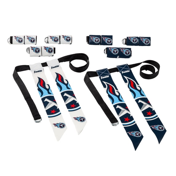 Franklin Sports NFL Tennessee Titans Youth Flag Football Set