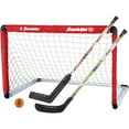 thumbnail interactive-video image 1 of Franklin Sports NHL Kids Mini Hockey Goal + Sticks Set -36", 1 of 6