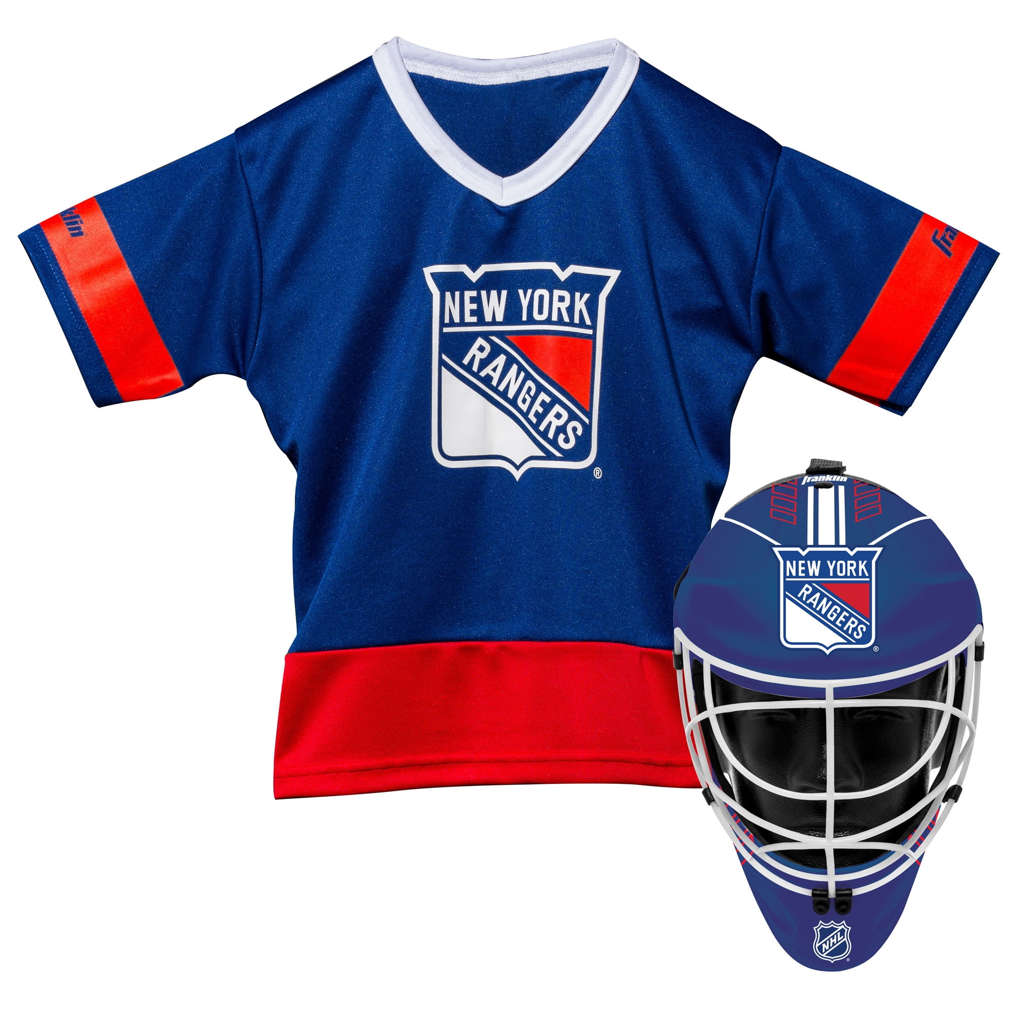 Franklin Sports NHL New York Rangers Youth Team Uniform Set