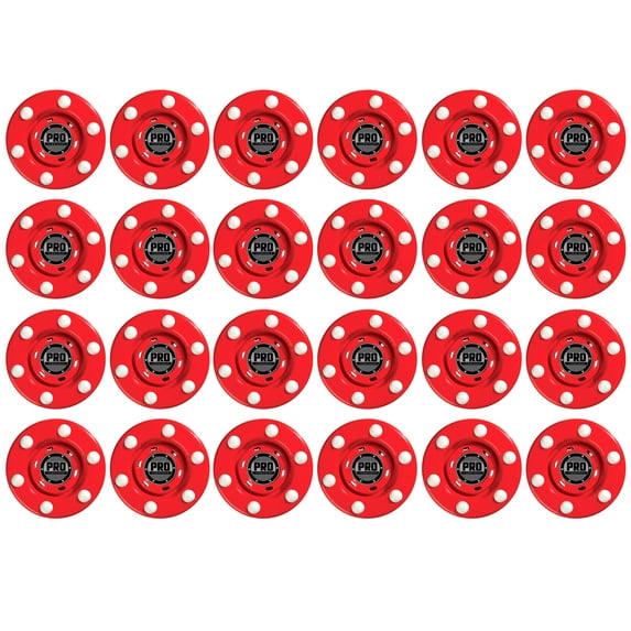 Franklin Sports NHL Pro Commander Street Hockey Puck - 24 pack