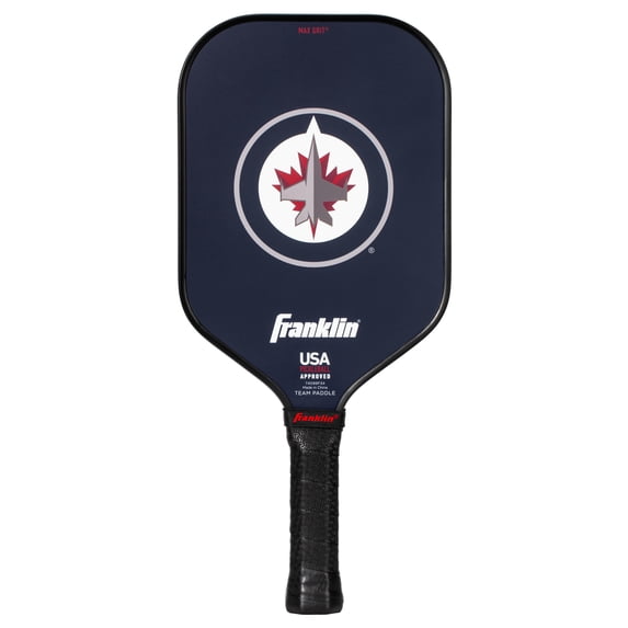 Franklin Sports NHL Winnipeg Jets Pickleball Paddle - Official NHL Team Pickleball Paddles - USAP (USAPA) Approved Premium Quality Pickleball Paddles - Authentic Team Logos + Colors