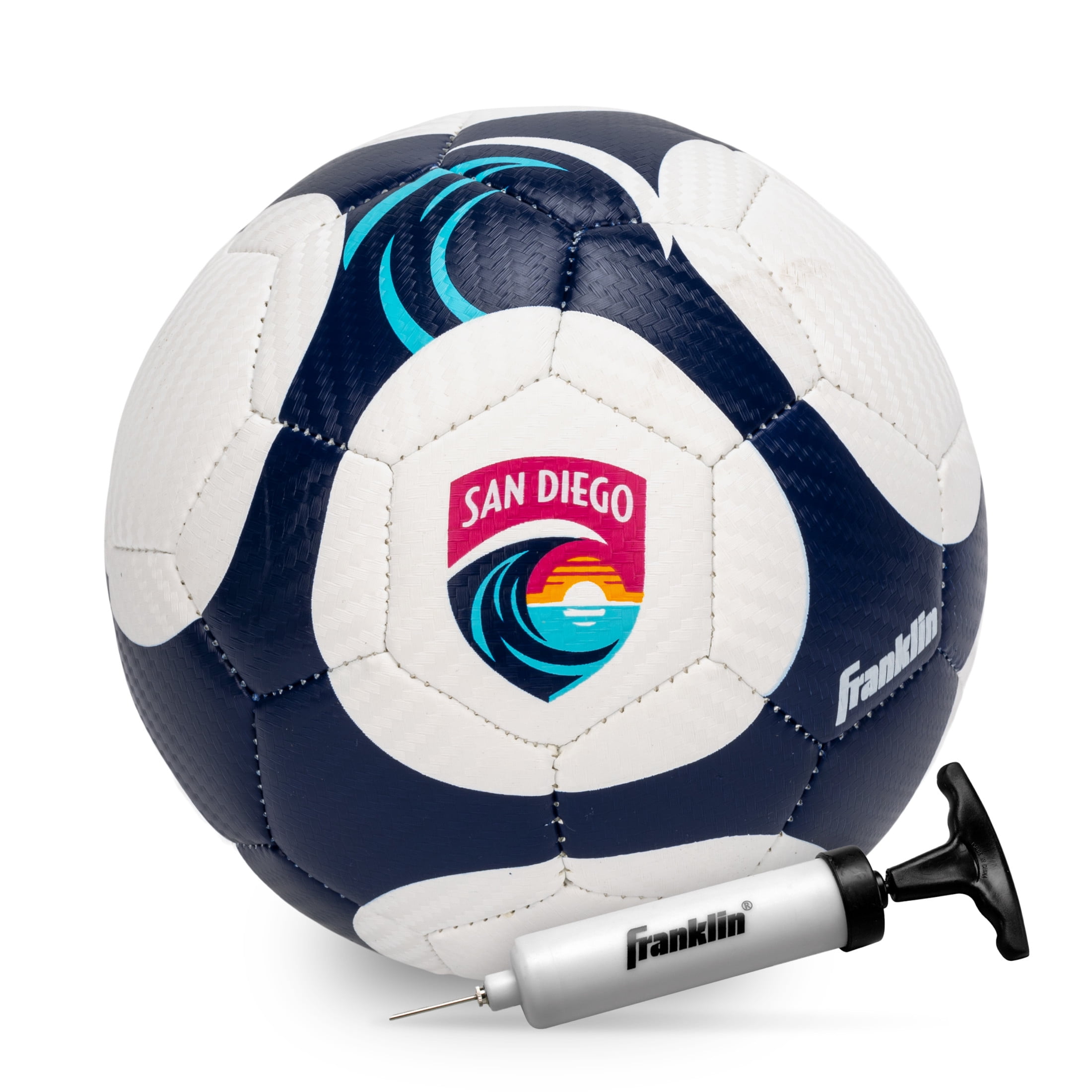 Franklin Sports NWSL San Diego Wave Soccer Ball - Kids Mini Size 1 ...
